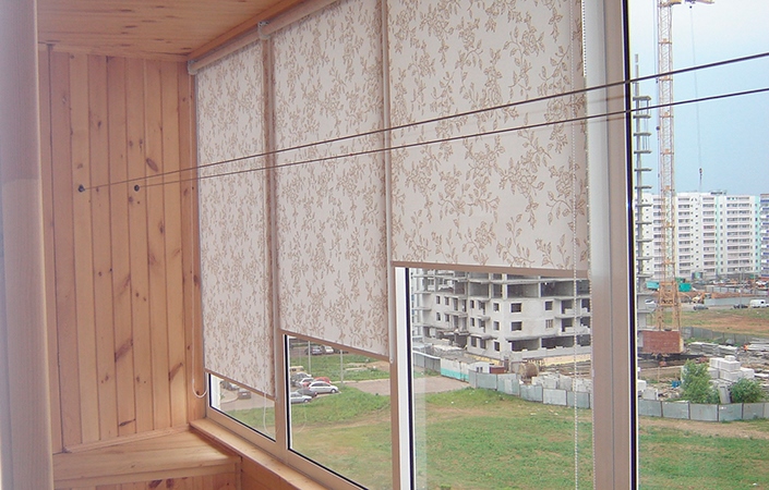 Рулонные Шторы на Балкон с Раздвижными Окнами - быстро и легко